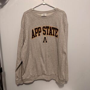 Champion Gray Appalachian State Athletic Sweatshirt